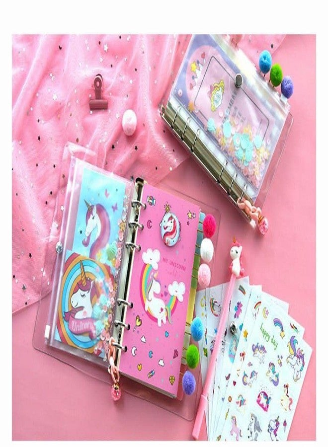 THECLOUDMALL 13In1 Diy Unicorn Diary For Girls|| Diy Unicorn Diary kids Notebook For Girls With Pen|| (40 Pages) - Image 3